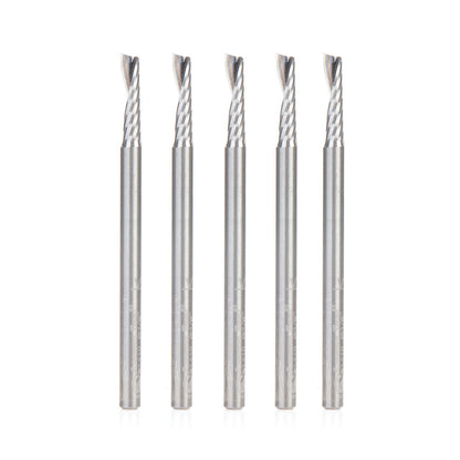 Amana Tool - 51410-5 - 5PC 1/8x1/8"SHK SPIRAL PLASTIC
