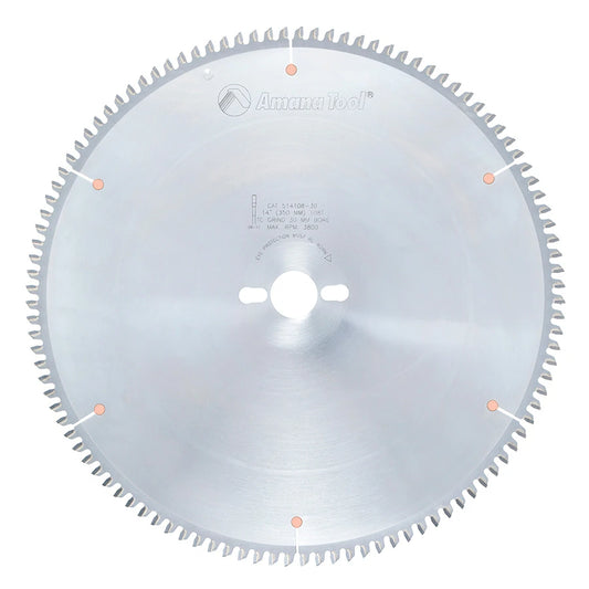 Amana Tool - 514108-30 - 14"/108T NON FERROUS TCG 30MM