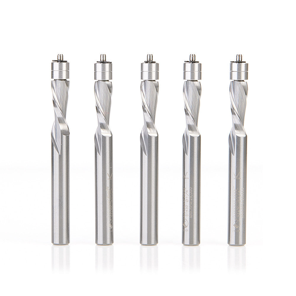 Amana Tool - 51430-5 - 5 PC 1/4" ALUMINUN LAMINATE