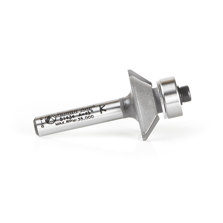 Amana Tool - 51434 - 45 DEG BEVEL TRIM ALUM/PLASTIC