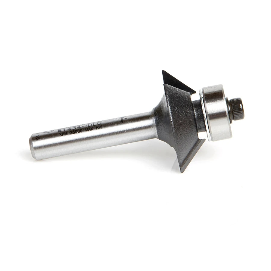 Amana Tool - 51434-DLC - 45DBEVEL TRIM ALUM/PLASTIC DLC