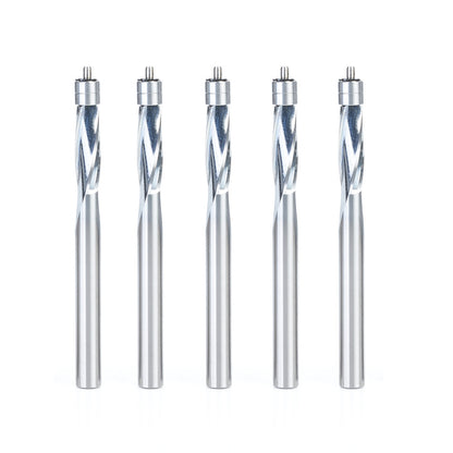 Amana Tool - 51436-5 - 5 PC 1/4"x1/4"SHK 2BB PLASTIC