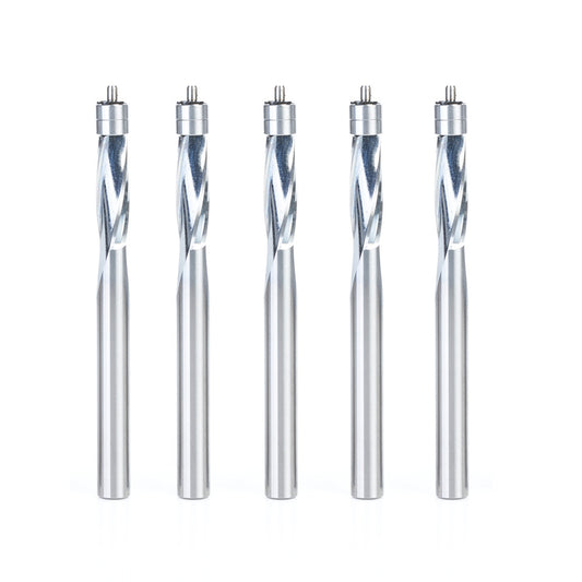 Amana Tool - 51436-5 - 5 PC 1/4"x1/4"SHK 2BB PLASTIC