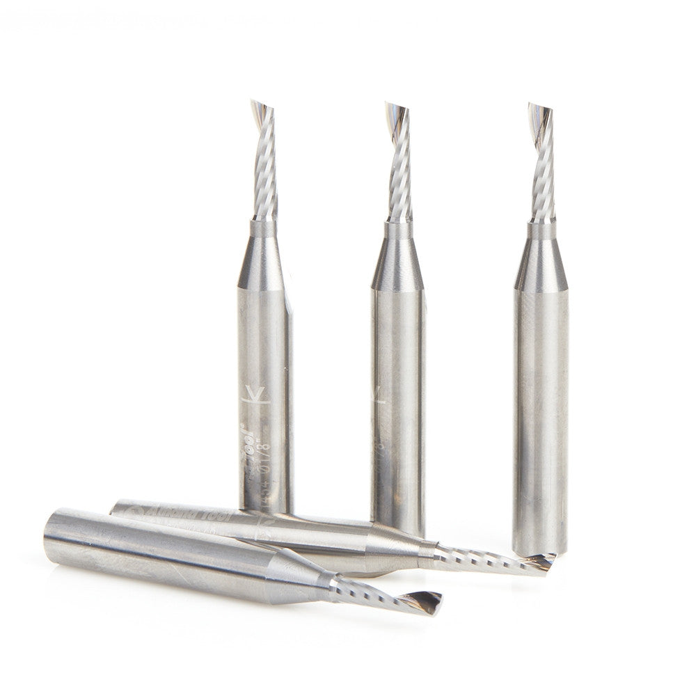 Amana Tool - 51454-5 - 5 PC 1/8"x1/4"SHK SPIRAL ALUM