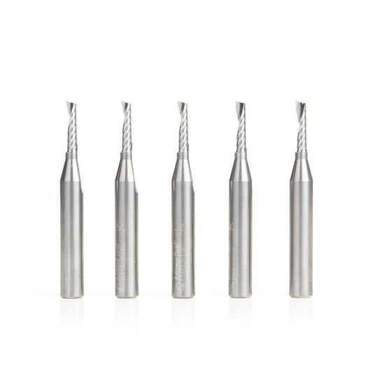 Amana Tool - 51454-5 - 5 PC 1/8"x1/4"SHK SPIRAL ALUM