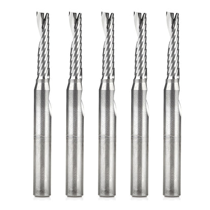 Amana Tool - 51456-5 - 5 PC 3/16"x1/4"SHK SPIRAL ALUM