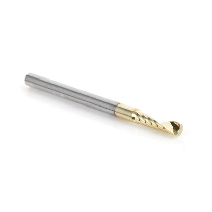 Amana Tool - 51459-Z - 1/8Dx1/8"SHK SPIRAL O ALUM ZRN