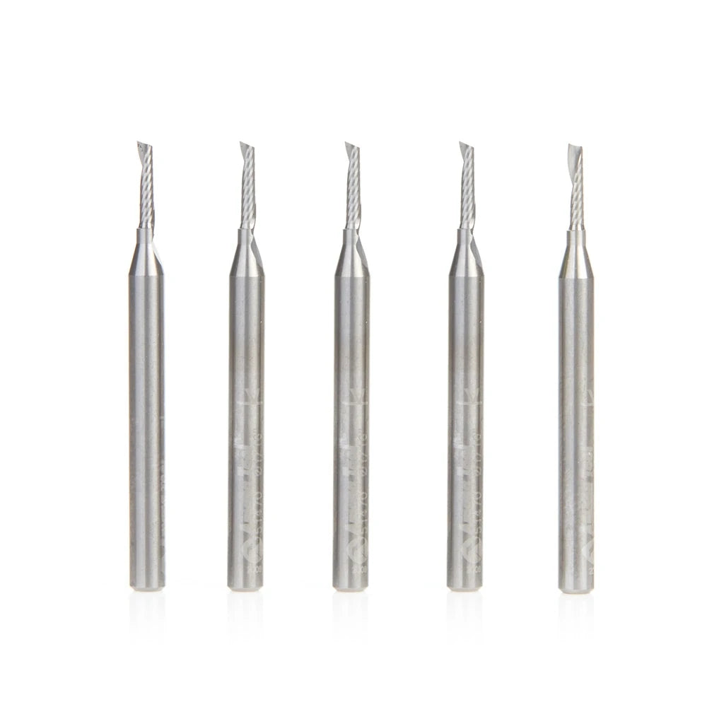 Amana Tool - 51470-5 - 5 PC 1/16"x1/8"SHK SPIRAL ALUM