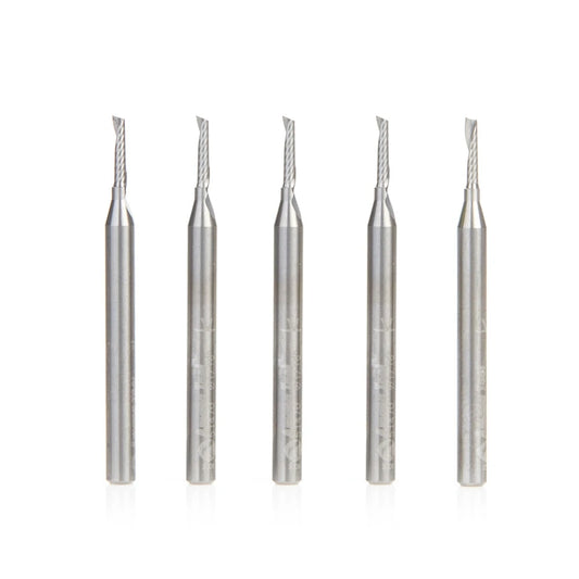 Amana Tool - 51470-5 - 5 PC 1/16"x1/8"SHK SPIRAL ALUM