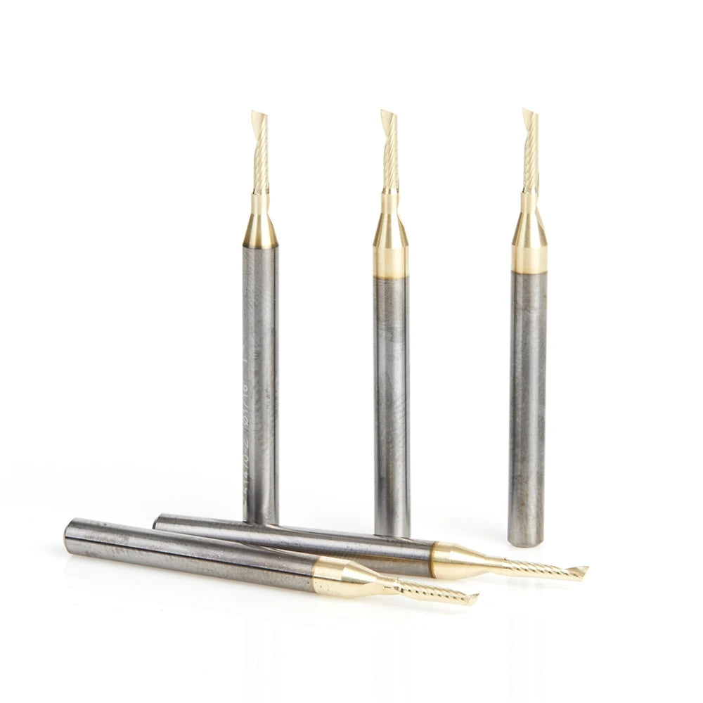 Amana Tool - 51470-Z-5 - 5 PC 1/16"x1/8"SHK SPIRAL ZrN