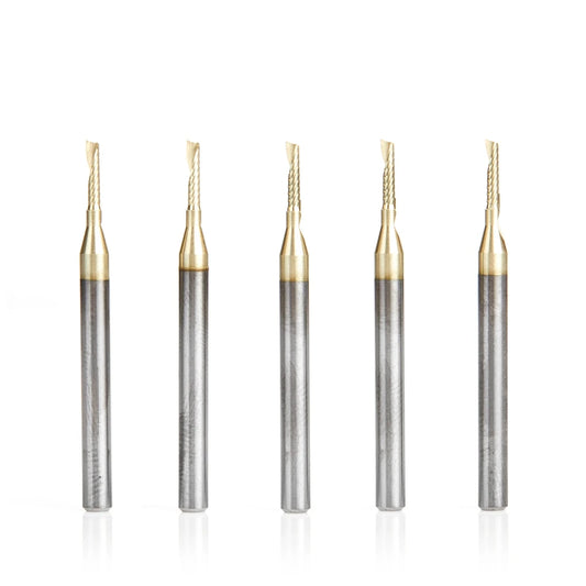 Amana Tool - 51470-Z-5 - 5 PC 1/16"x1/8"SHK SPIRAL ZrN