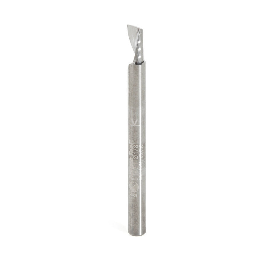 Amana Tool - 51471 - 1/8Dx1/8"SHK SPIRAL O ALUMINU