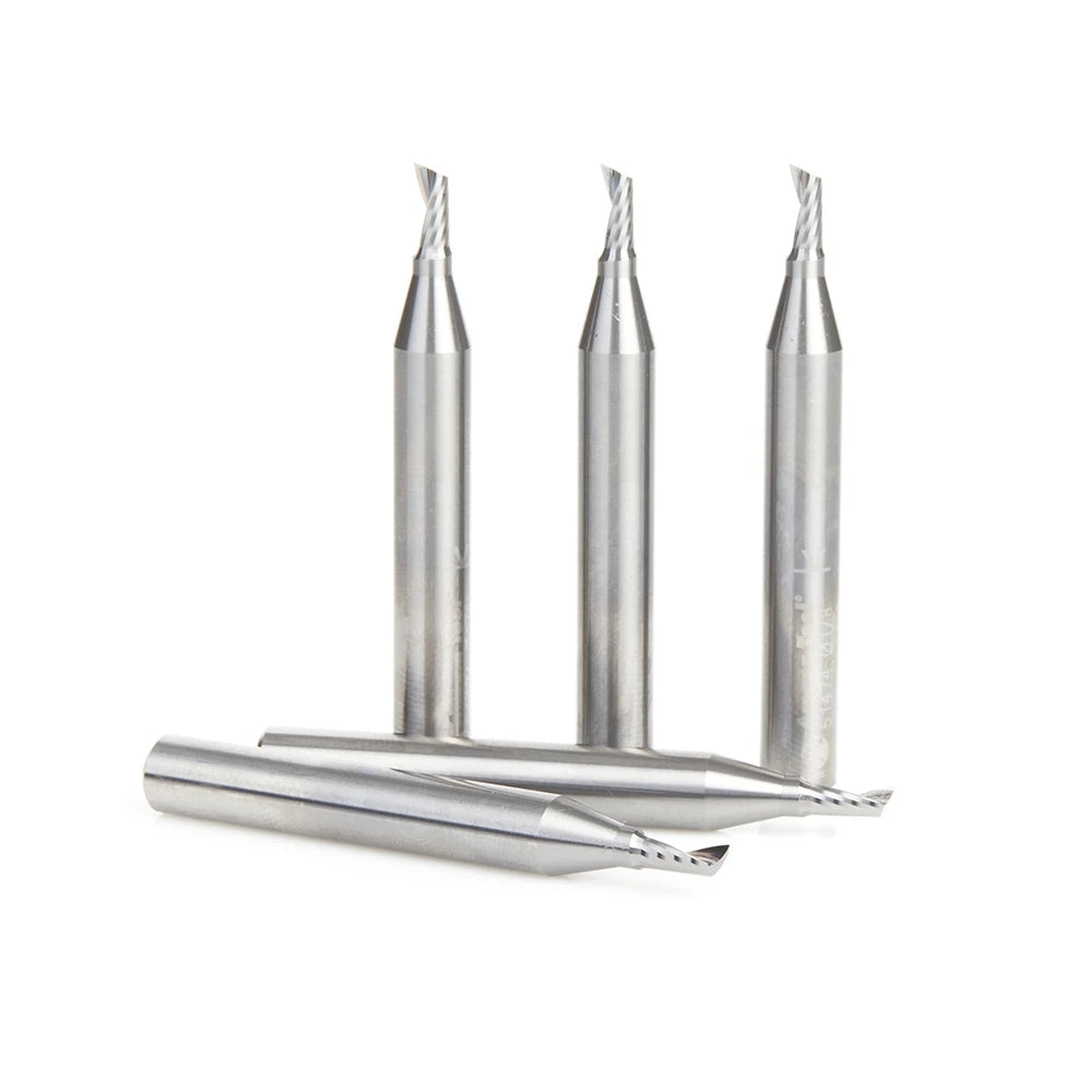 Amana Tool - 51474-5 - 5 PC 1/8"x1/4"SHK SPIRAL ALUM