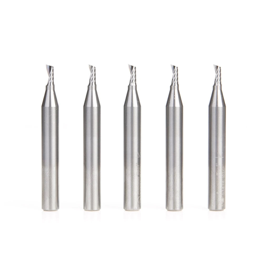 Amana Tool - 51474-5 - 5 PC 1/8"x1/4"SHK SPIRAL ALUM