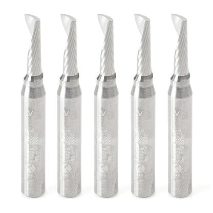 Amana Tool - 51478-5 - 5 PC 3/16"x1/4"SHK SPIRAL ALUM