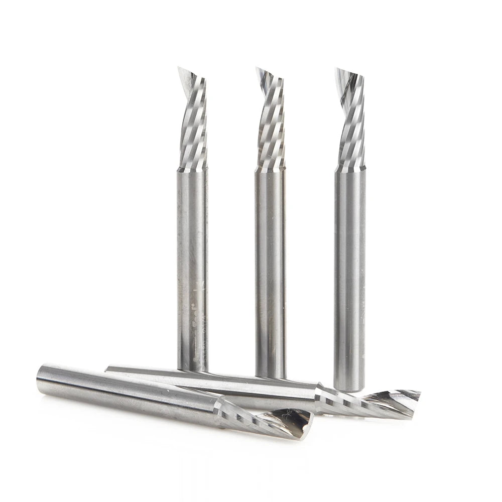 Amana Tool - 51480-5 - 5 PC 1/4"x1/4"SHK SPIRAL ALUM