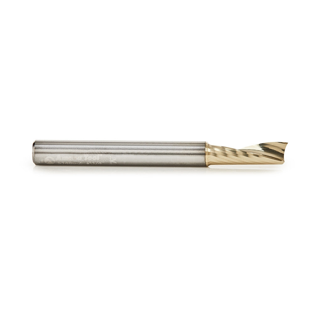 Amana Tool - 51480-Z - 1/4Dx1/4"SHK SPIRAL O ALU ZRN