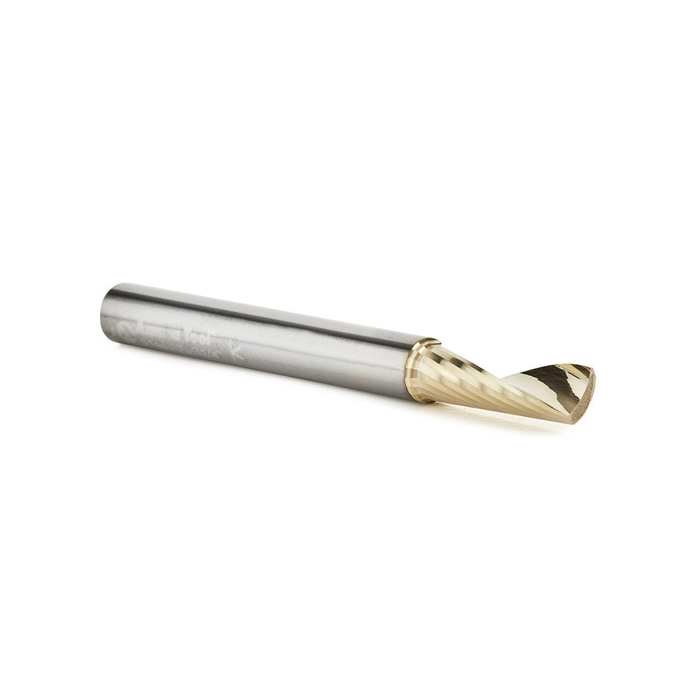 Amana Tool - 51480-Z - 1/4Dx1/4"SHK SPIRAL O ALU ZRN