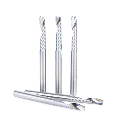 Amana Tool - 51481-5 - 5 PC 1/4"x1/4"SHK SPIRAL ALUM