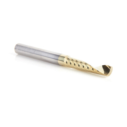 Amana Tool - 51481-Z - 1/4Dx1/4"SHK SPIRAL O ALU ZRN
