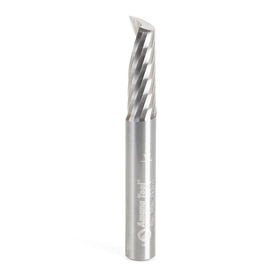 Amana Tool - 51485 - 3/8"Dx3/8"SHK SPIRAL O ALUMINU