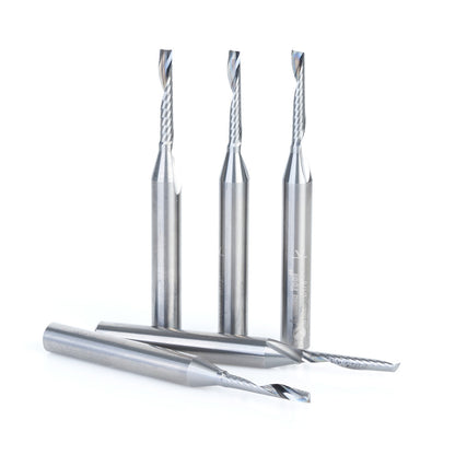Amana Tool - 51486-5 - 5 PC 1/8"x1/4"SHK SPIRAL ALUM