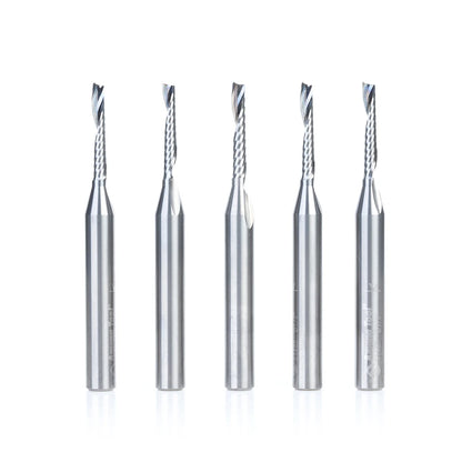 Amana Tool - 51486-5 - 5 PC 1/8"x1/4"SHK SPIRAL ALUM