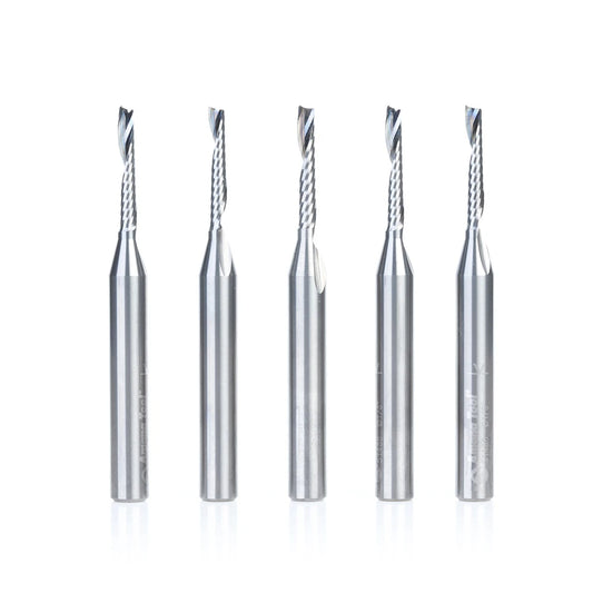 Amana Tool - 51486-5 - 5 PC 1/8"x1/4"SHK SPIRAL ALUM