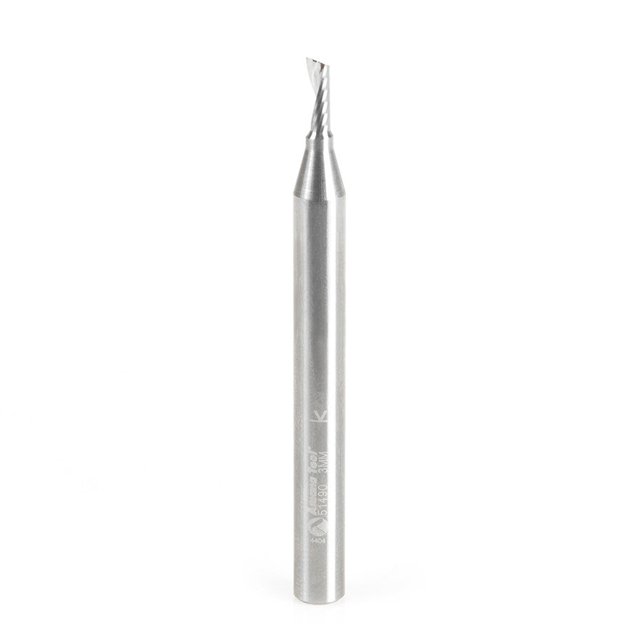 Amana Tool - 51490 - 3mmDx6mm SHK SPIRAL O ALUMINUM