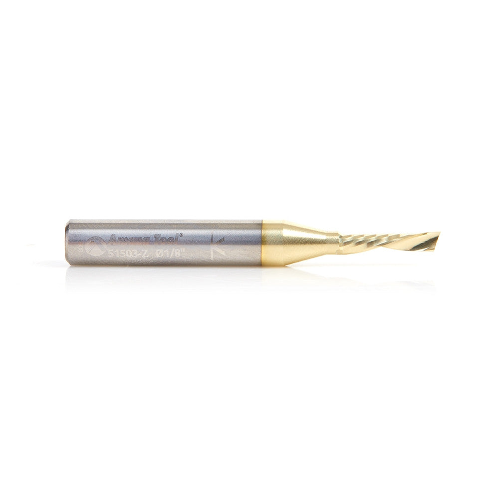 Amana Tool - 51503-Z - 1/8"Dx1/4"SHK DOWNCUT ALUM ZRN