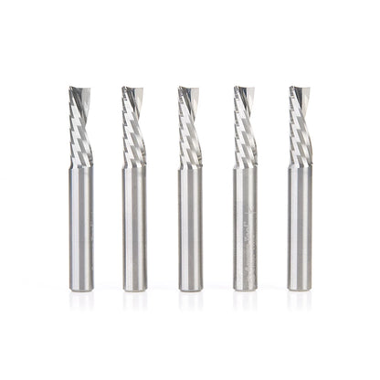 Amana Tool - 51504-5 - 5PC 1/4x1/4"SHK SPIRAL PLASTIC