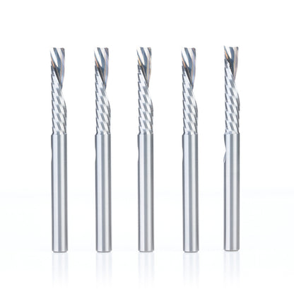 Amana Tool - 51507-5 - 5PC 1/4x1/4"SHK SPIRAL PLASTIC