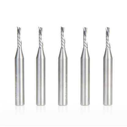 Amana Tool - 51511-5 - 5PC 1/8x1/4"SHK SPIRAL PLASTIC