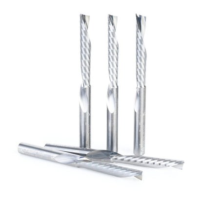Amana Tool - 51513-5 - 5PC 1/4x1/4"SHK SPIRAL PLASTIC