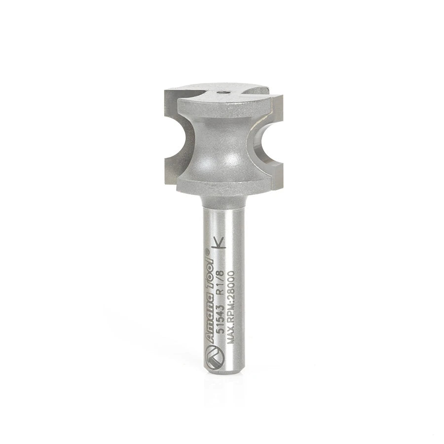 Amana Tool - 51543 - BULL NOSE 1/8" RAD. 1/4" SHANK