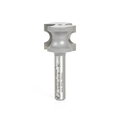 Amana Tool - 51543 - BULL NOSE 1/8" RAD. 1/4" SHANK