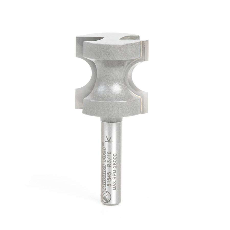 Amana Tool - 51545 - BULL NOSE 3/16 RAD 1/4" SHANK