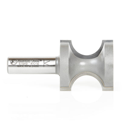 Amana Tool - 51549 - BULL NOSE 7/16 RAD. 1/2 SHANK