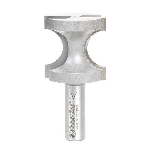Amana Tool - 51549 - BULL NOSE 7/16 RAD. 1/2 SHANK