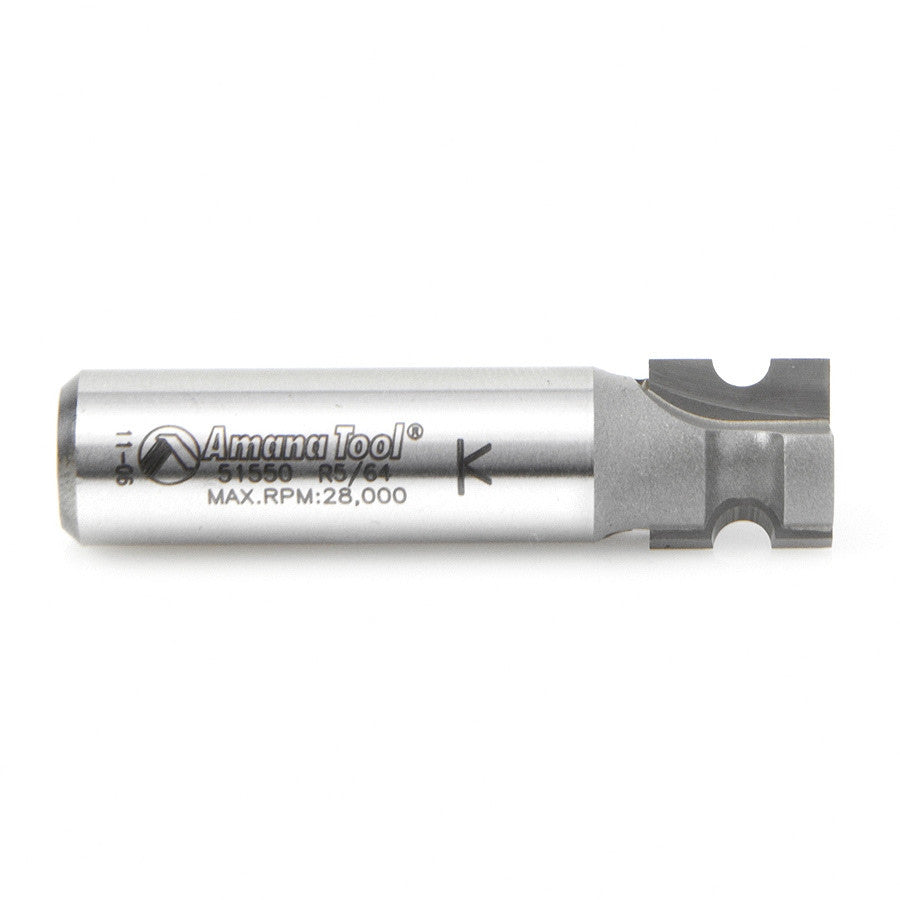 Amana Tool - 51550 - BULL NOSE 5/64" RAD. 1/2 SHANK