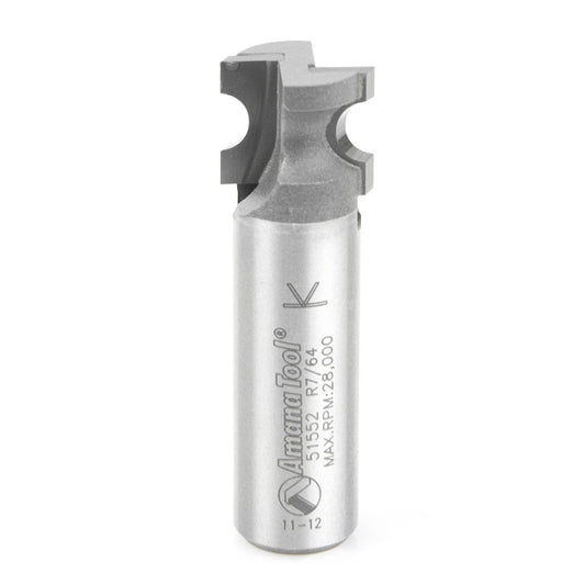 Amana Tool - 51552 - BULL NOSE 7/64" RAD. 1/2 SHANK