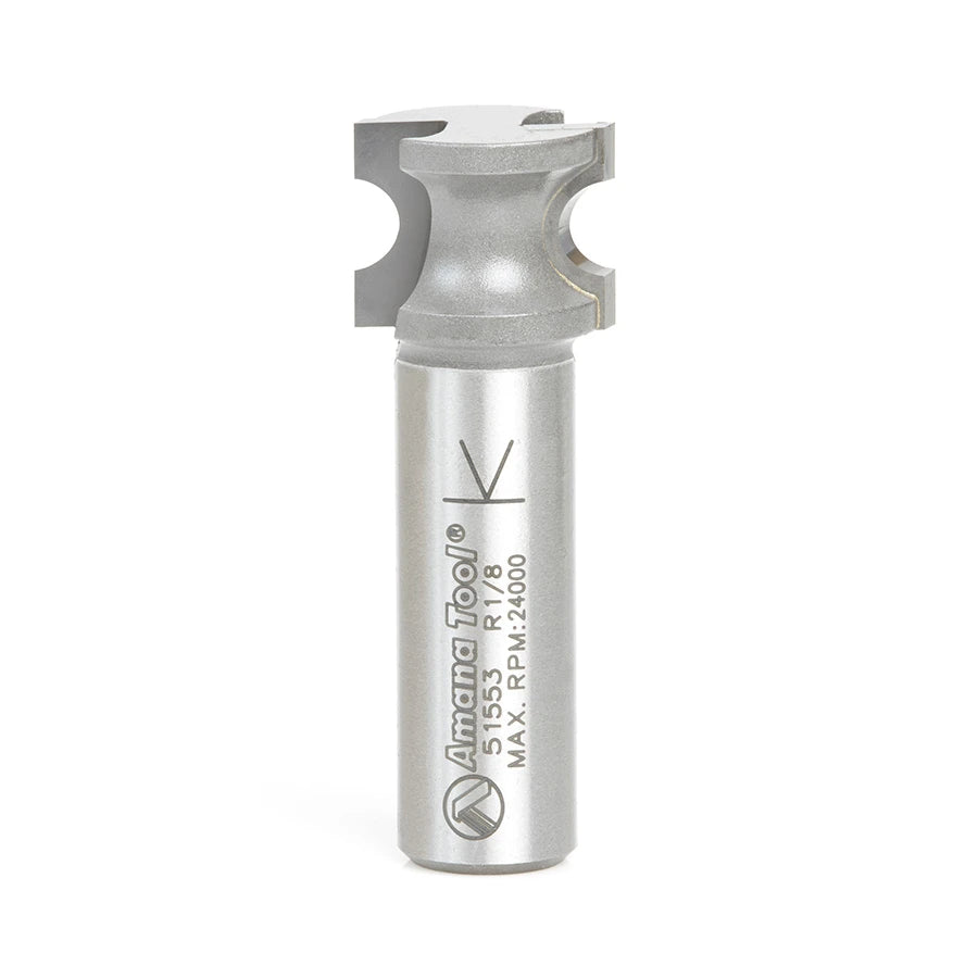 Amana Tool - 51553 - BULL NOSE 1/8" RAD. 1/2 SHANK