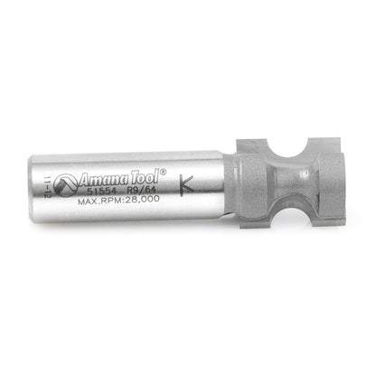 Amana Tool - 51554 - BULL NOSE 9/64" RAD. 1/2 SHANK