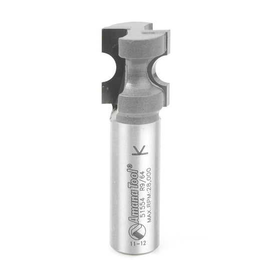 Amana Tool - 51554 - BULL NOSE 9/64" RAD. 1/2 SHANK