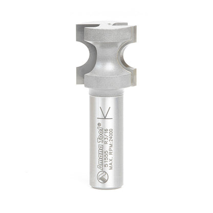 Amana Tool - 51555 - BULL NOSE 3/16 RAD. 1/2 SHANK