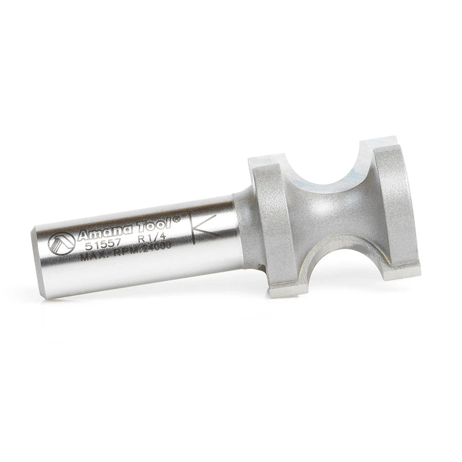 Amana Tool - 51557 - BULL NOSE 1/4" RAD. 1/2 SHANK