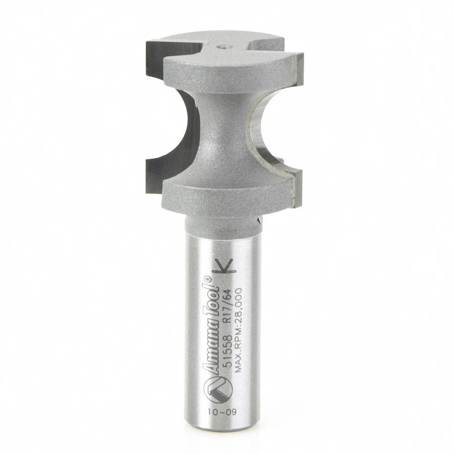Amana Tool - 51558 - BULL NOSE 17/64" RAD 1/2 SHANK