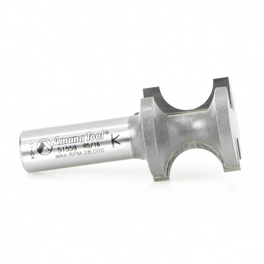 Amana Tool - 51559 - BULL NOSE 5/16" RAD. 1/2 SHANK