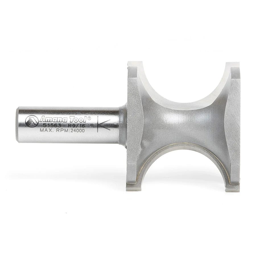 Amana Tool - 51563 - BULL NOSE 9/16 RAD. 1/2 SHANK