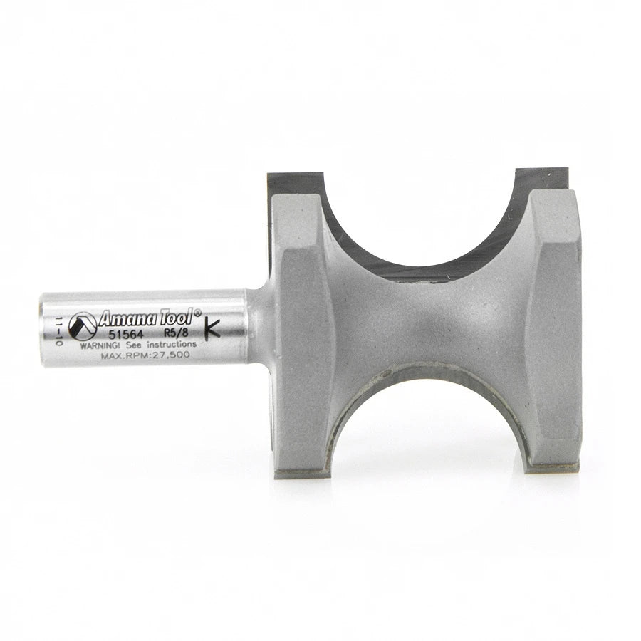 Amana Tool - 51564 - BULL NOSE 5/8" RAD. 1/2" SHANK